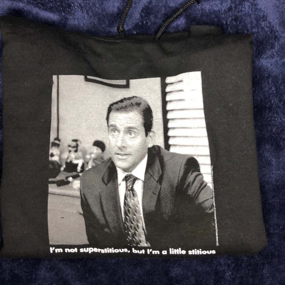 The office - All Black hoodie (M)